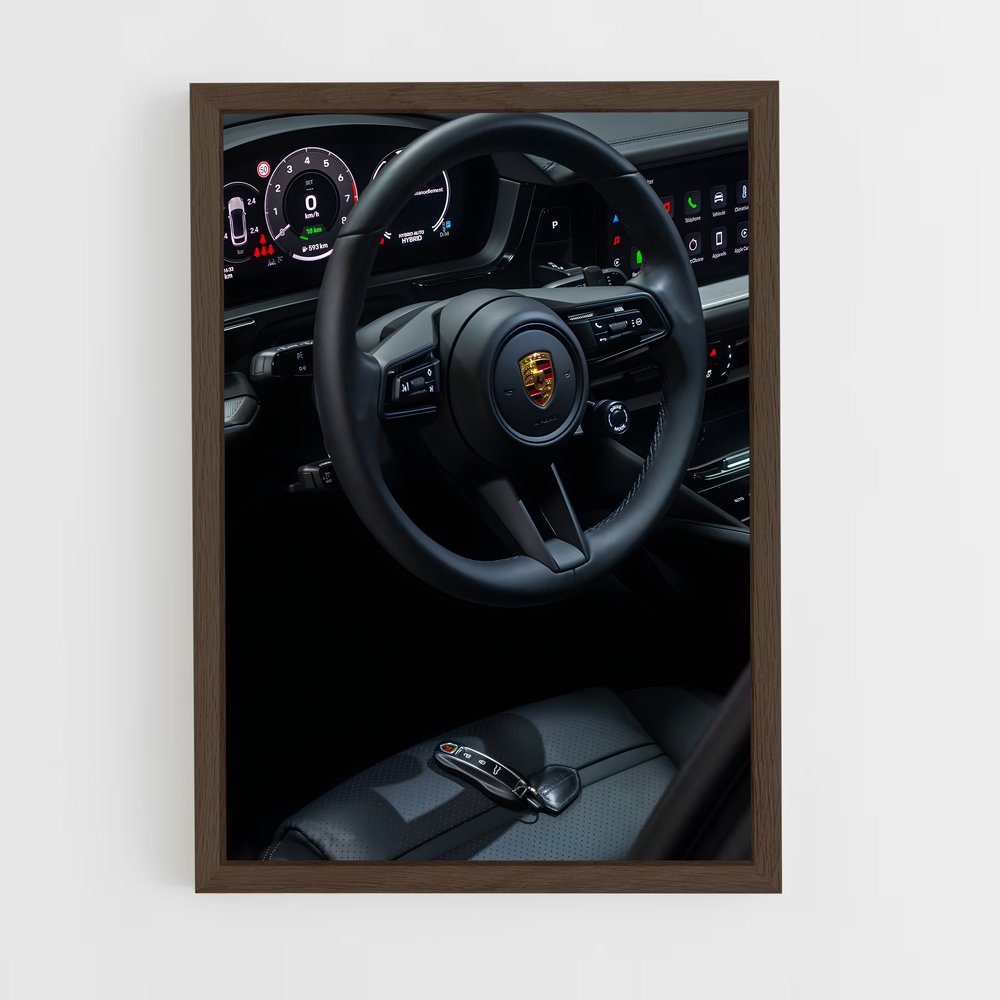 Poster Dashboard Dynamique – affiche Porsche (vue 5)